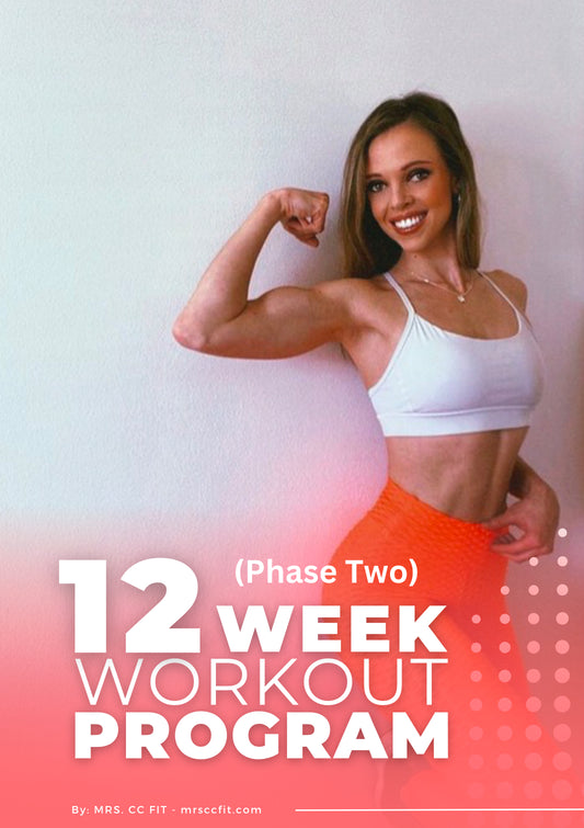 12 Week Workout Plan - Gym - Moderate to Advanced